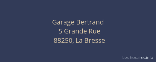 Garage Bertrand