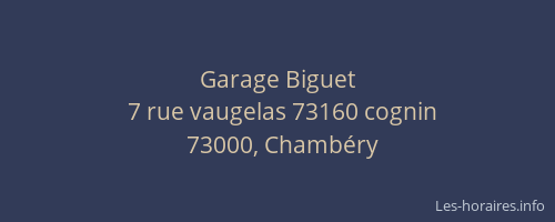 Garage Biguet