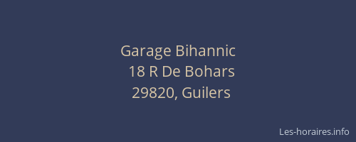 Garage Bihannic