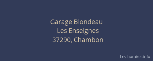 Garage Blondeau