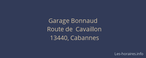 Garage Bonnaud