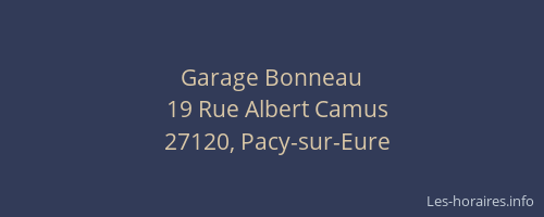 Garage Bonneau
