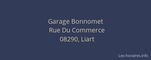 Garage Bonnomet