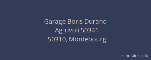Garage Boris Durand