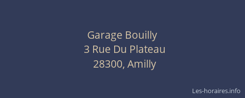 Garage Bouilly