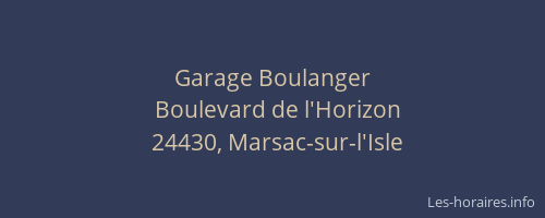 Garage Boulanger