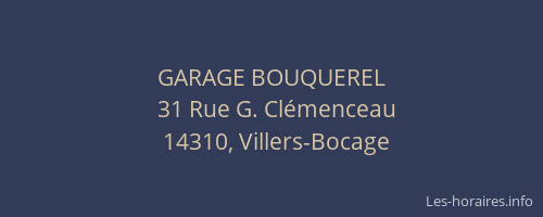 GARAGE BOUQUEREL