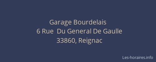 Garage Bourdelais