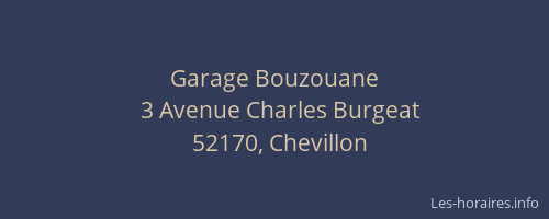 Garage Bouzouane