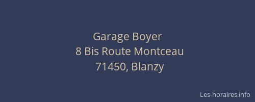 Garage Boyer