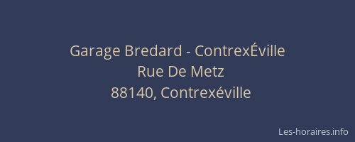 Garage Bredard - ContrexÉville