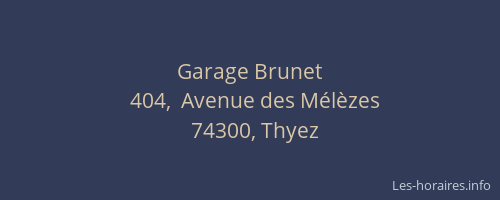 Garage Brunet