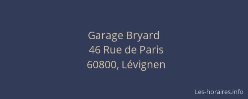 Garage Bryard