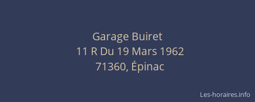 Garage Buiret