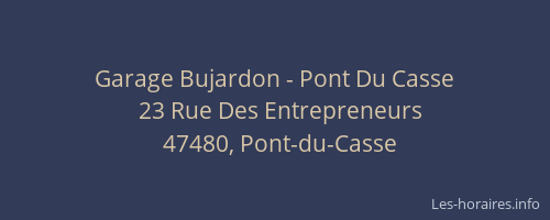 Garage Bujardon - Pont Du Casse