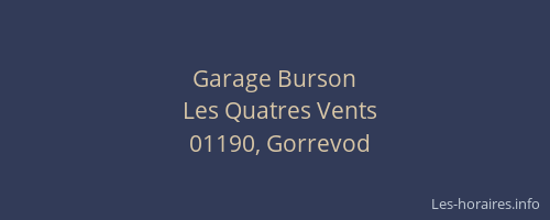 Garage Burson
