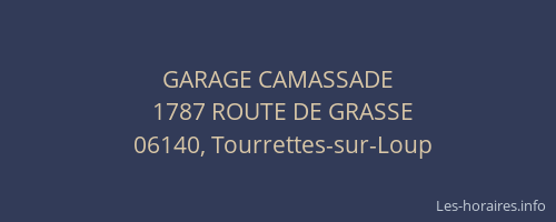 GARAGE CAMASSADE