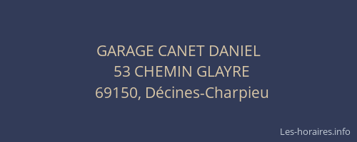 GARAGE CANET DANIEL