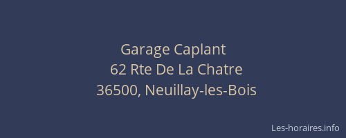 Garage Caplant