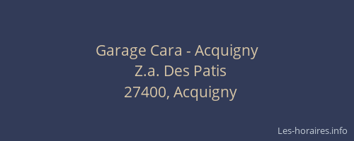 Garage Cara - Acquigny