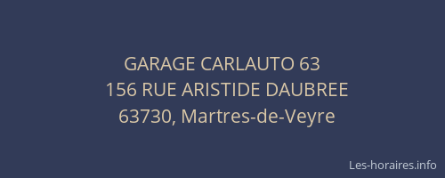 GARAGE CARLAUTO 63