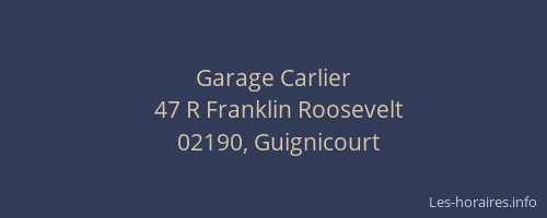 Garage Carlier