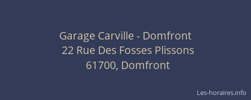 Garage Carville - Domfront