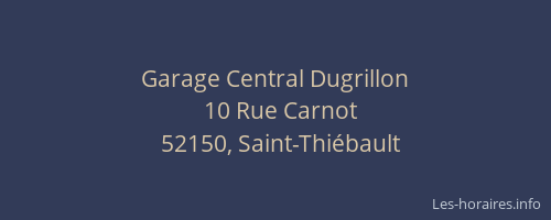 Garage Central Dugrillon