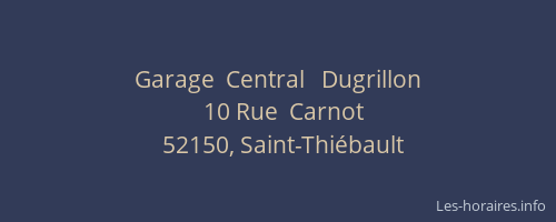 Garage  Central   Dugrillon