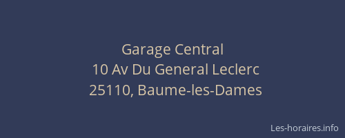 Garage Central