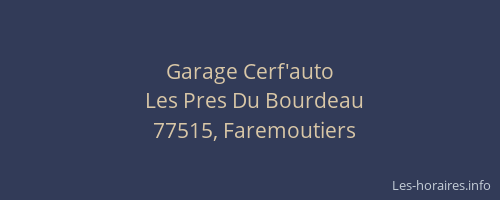 Garage Cerf'auto