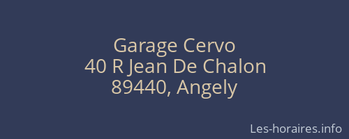 Garage Cervo