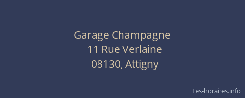 Garage Champagne