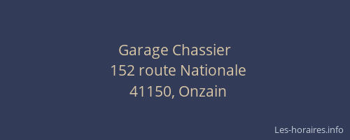 Garage Chassier