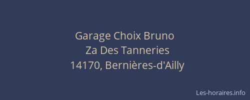 Garage Choix Bruno