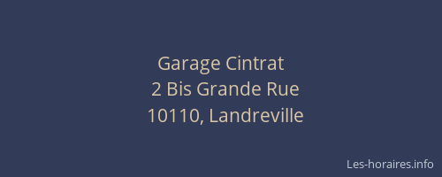 Garage Cintrat