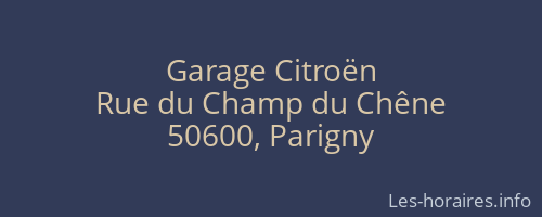 Garage Citroën