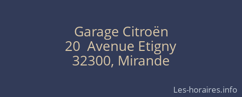 Garage Citroën