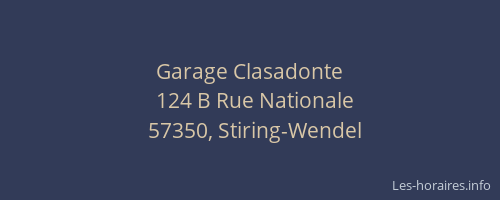 Garage Clasadonte