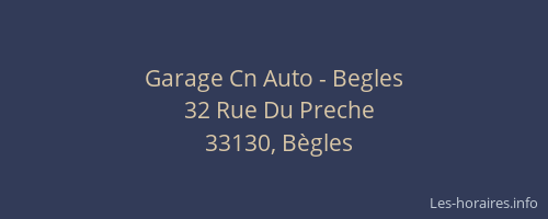 Garage Cn Auto - Begles