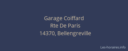 Garage Coiffard