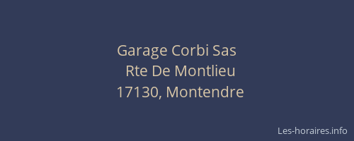 Garage Corbi Sas