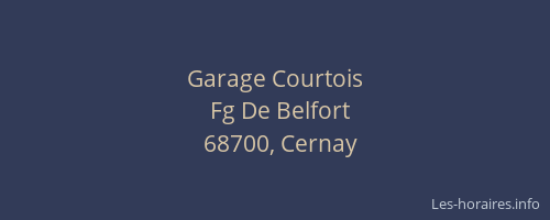 Garage Courtois