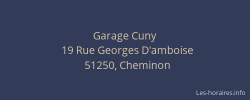 Garage Cuny