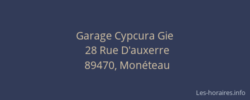 Garage Cypcura Gie