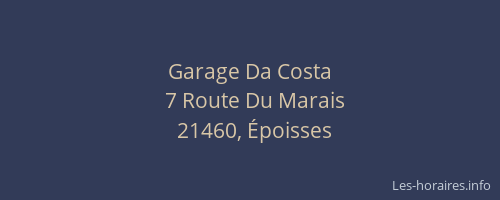 Garage Da Costa