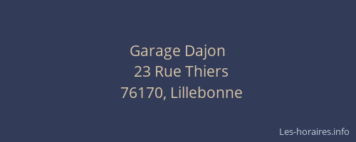 Garage Dajon