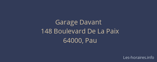 Garage Davant