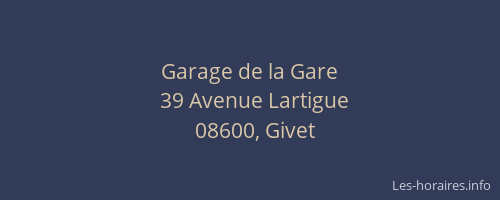Garage de la Gare