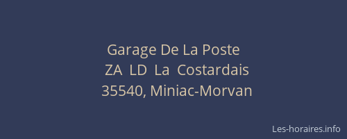 Garage De La Poste